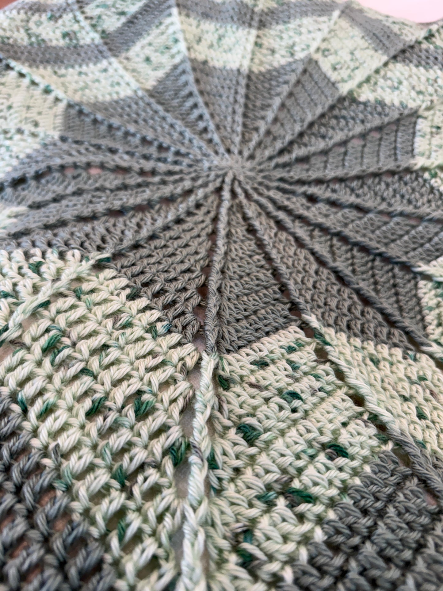 Sage Star Heirloom Crochet Blanket